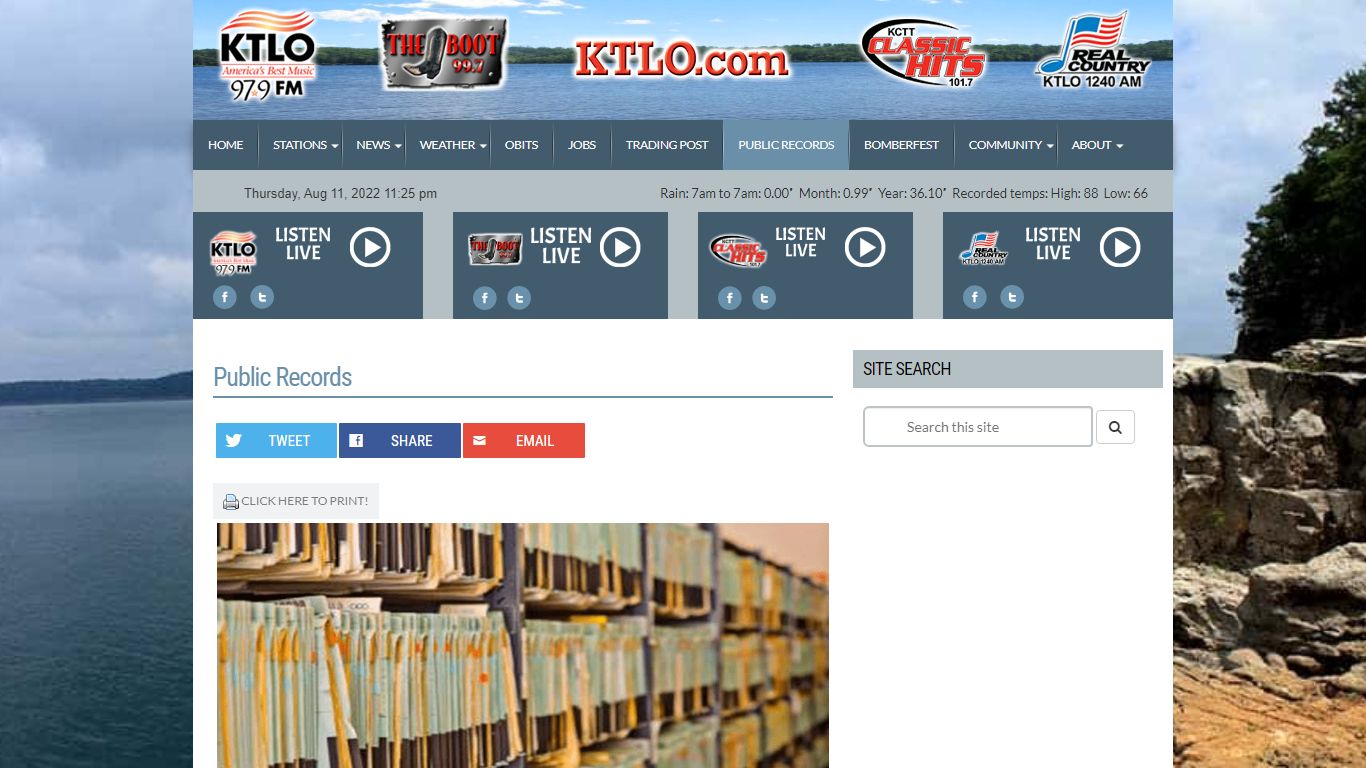 Public Records | KTLO